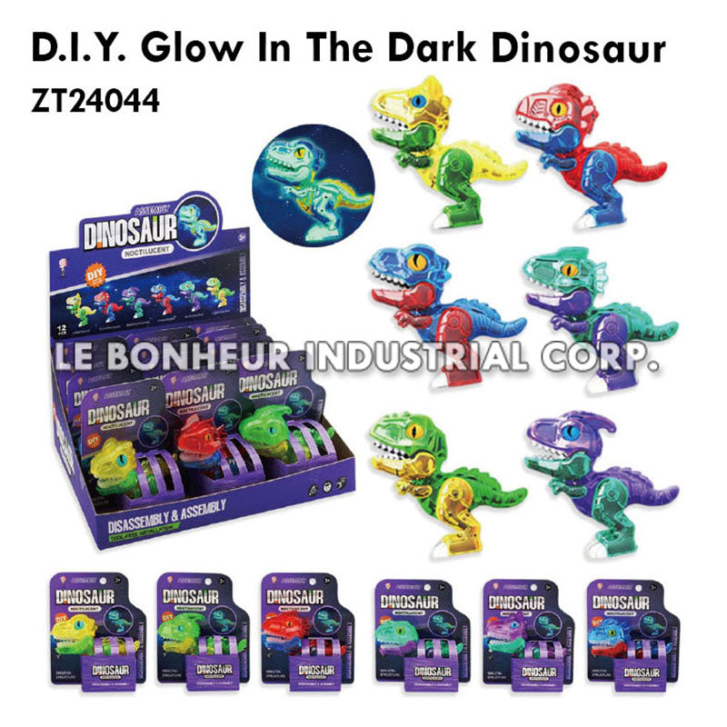 D.I.Y. Glow In The Dark Dinosaur