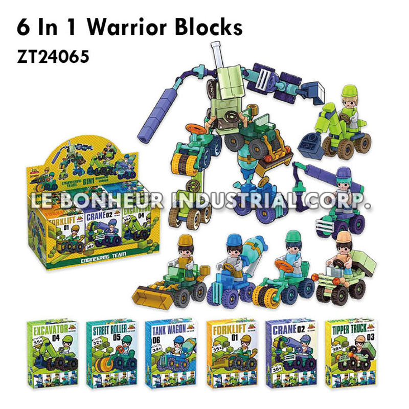 6 In 1 Warrior Blocks