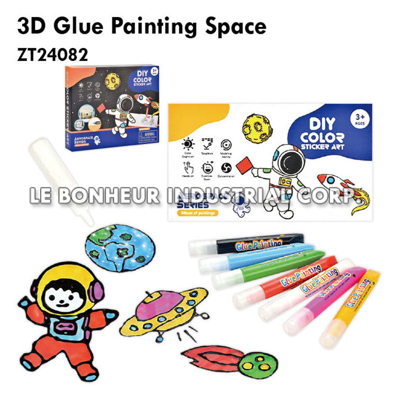 3D Glue Painting Space