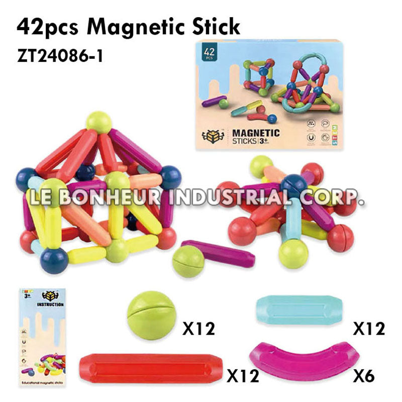 42pcs Magnetic Stick
