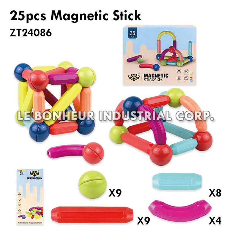 25pcs Magnetic Stick