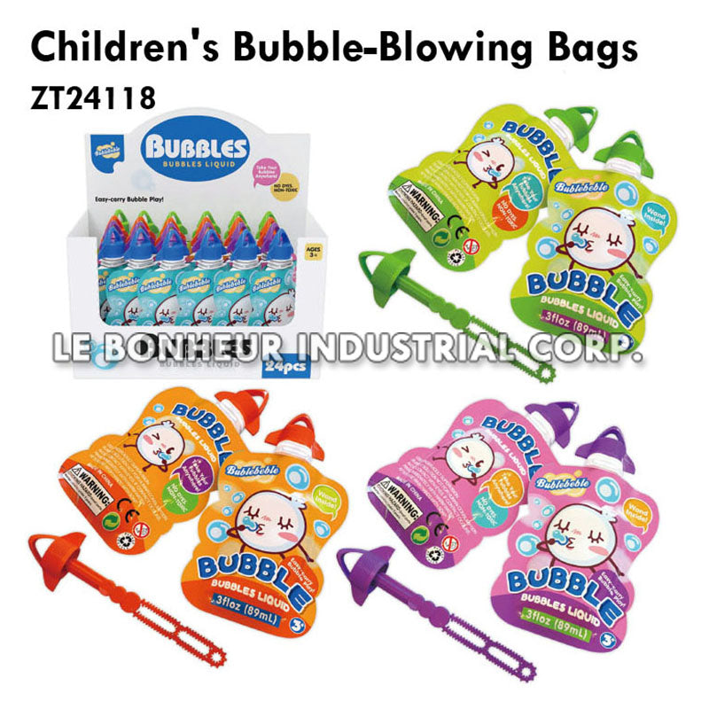 Children's Bubble-Blowing Bags