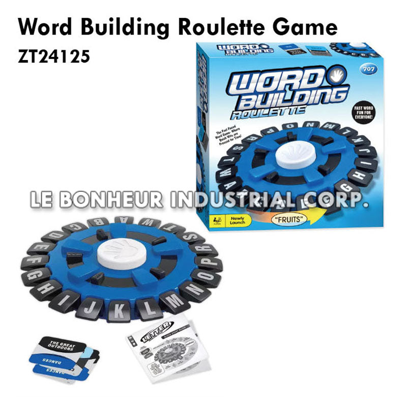 Word Building Roulette Game
