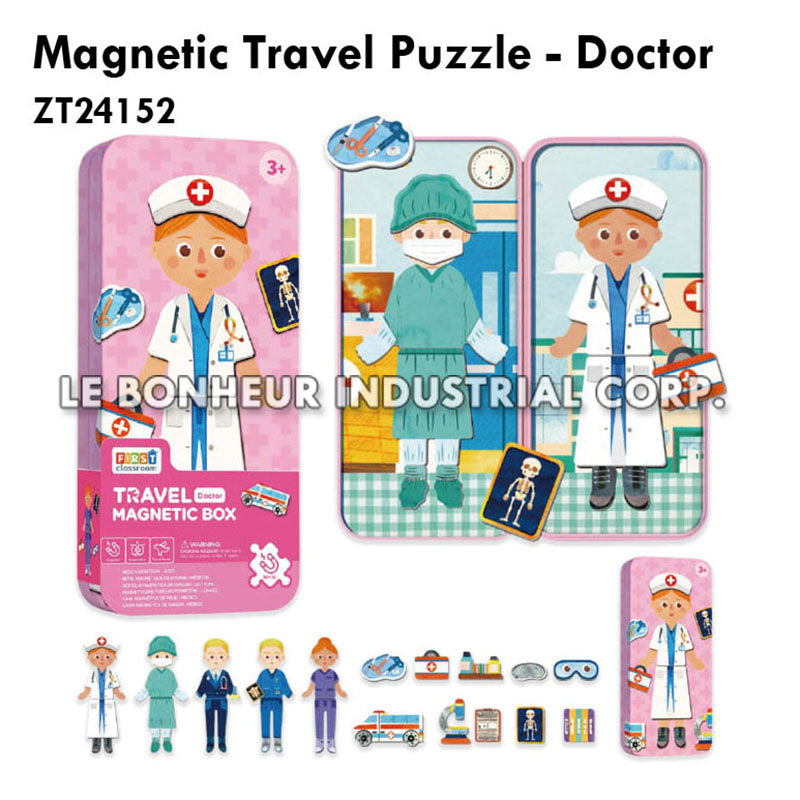 Magnetic Travel Puzzle - Doctor