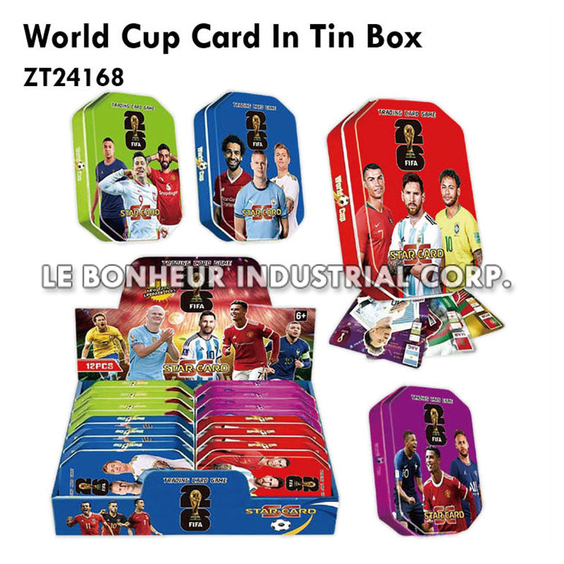 World Cup Card In Tin Box