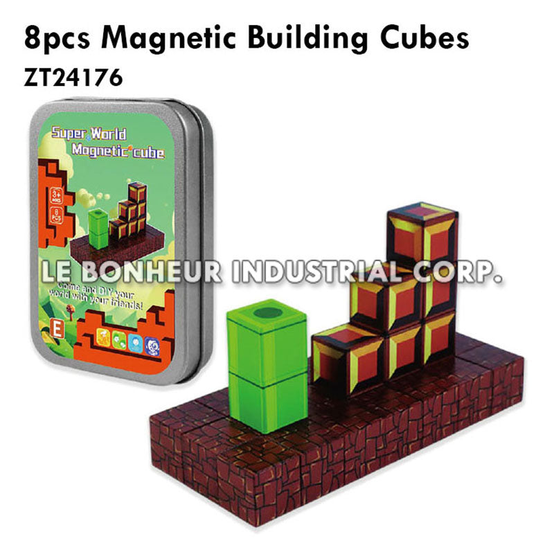 8pcs Magnetic Building Cubes