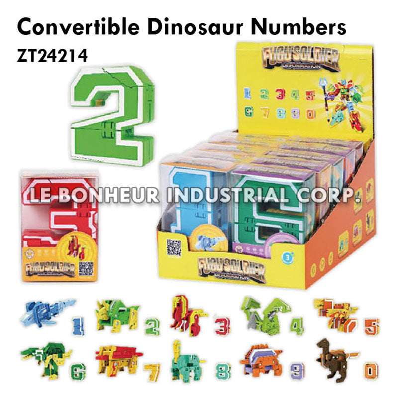 Convertible Dinosaur Numbers