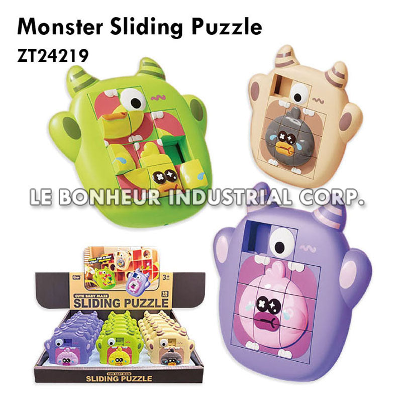Monster Sliding Puzzle