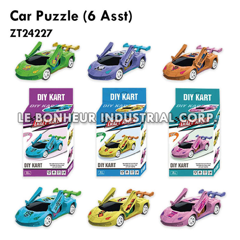 Car Puzzle (6 Asst)