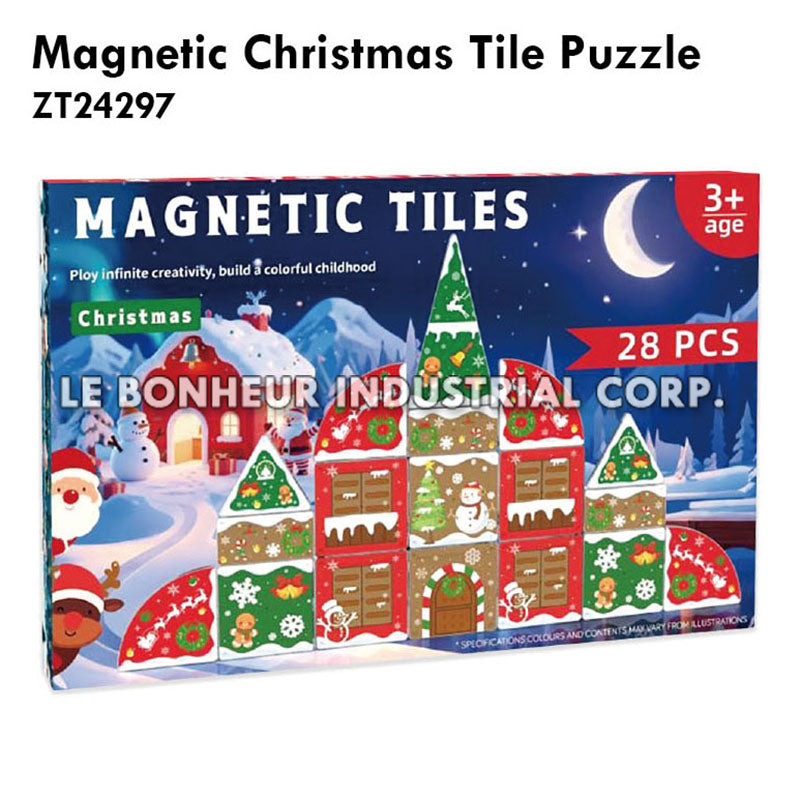 Magnetic Christmas Tile Puzzle