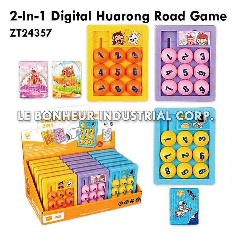 2-In-1 Digital Huarong Road Game