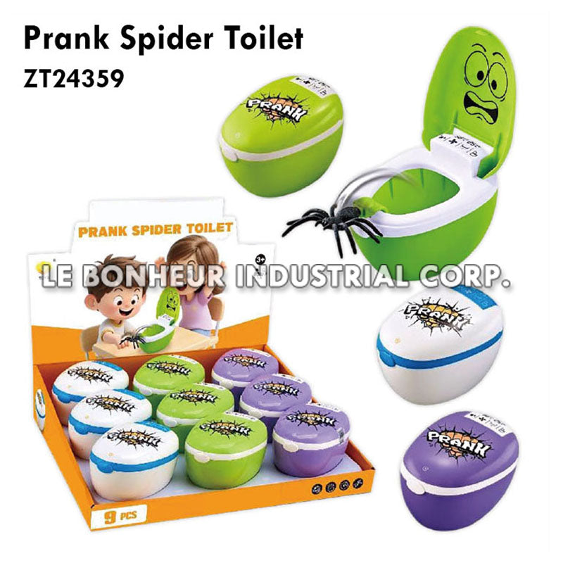 Prank Spider Toilet