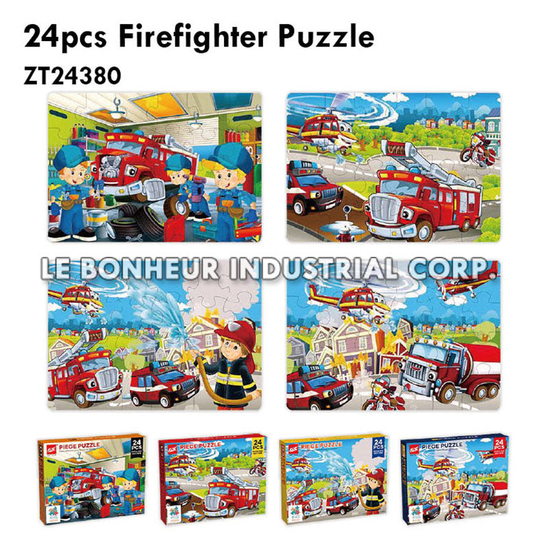 24pcs Firefighter Puzzle