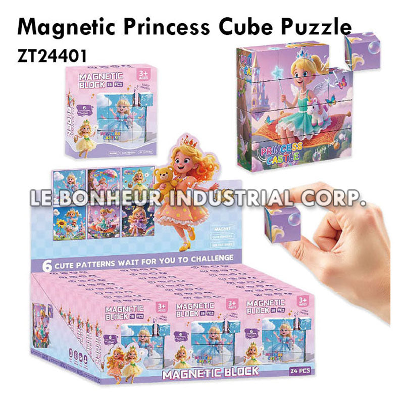 Magnetic Princess Cube Puzzle