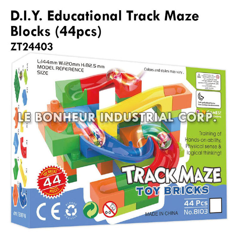 D.I.Y. Educational Track Mazeblocks (44pcs)