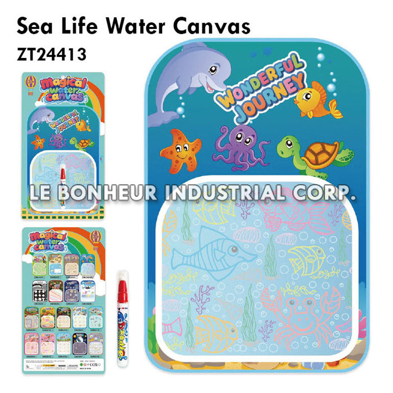 Sea Life Water Canvas