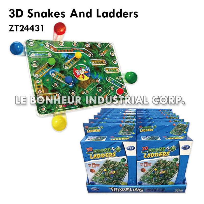 3D Snakes And Ladders