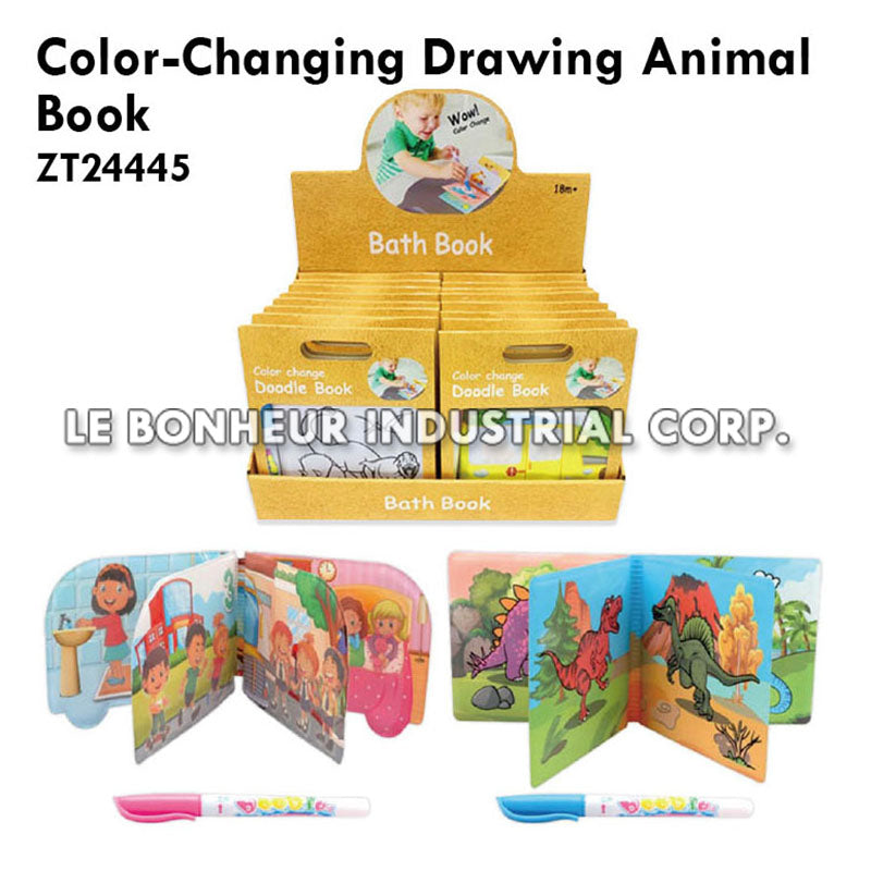 Color-Changing Drawing Animal Book