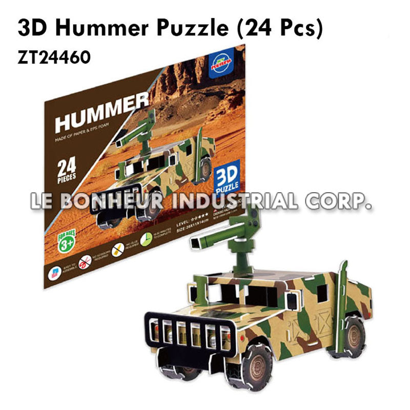 3D Hummer Puzzle (24pcs)