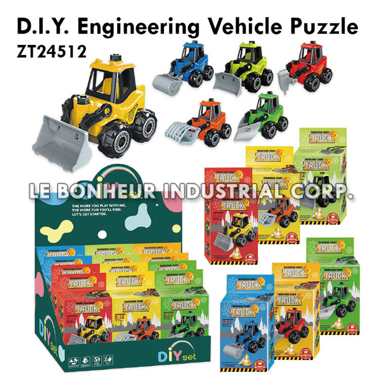 D.I.Y. Engineering Vehicle Puzzle