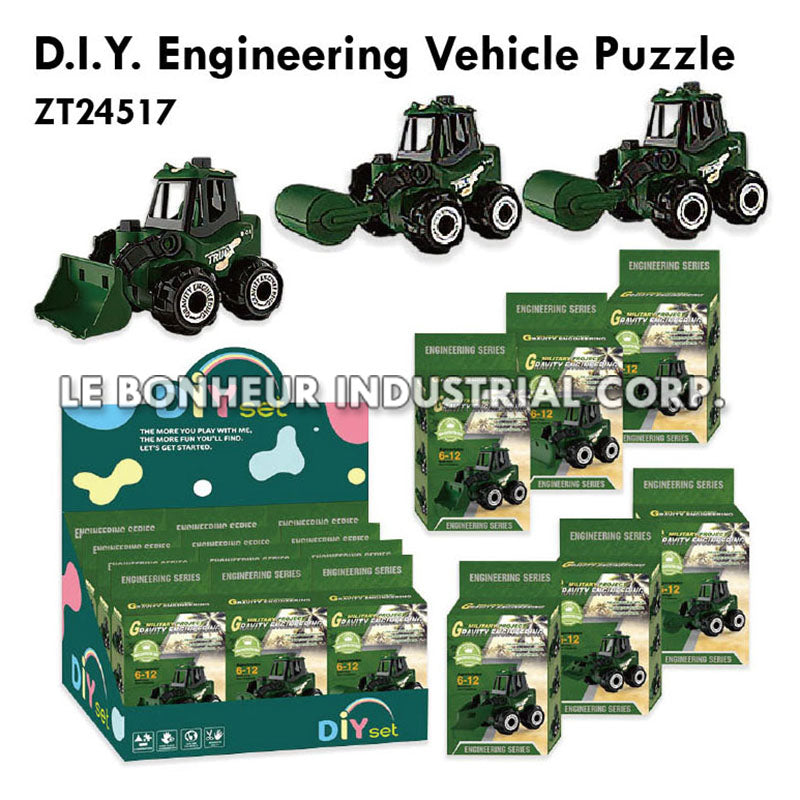 D.I.Y. Engineering Vehicle Puzzle