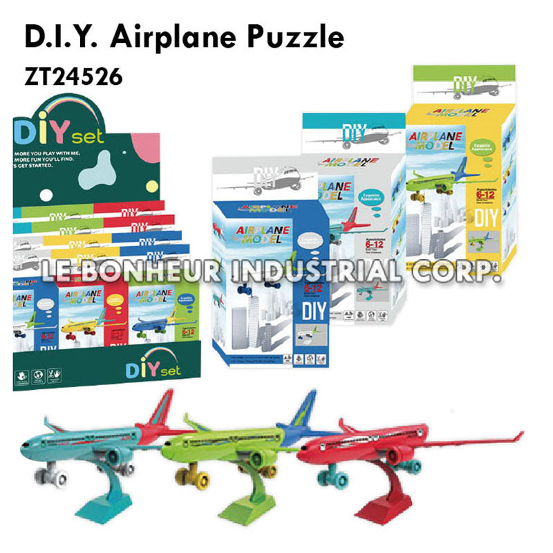 D.I.Y. Airplane Puzzle