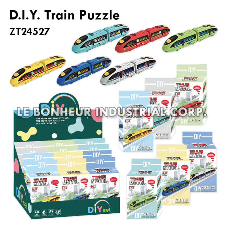 D.I.Y. Train Puzzle