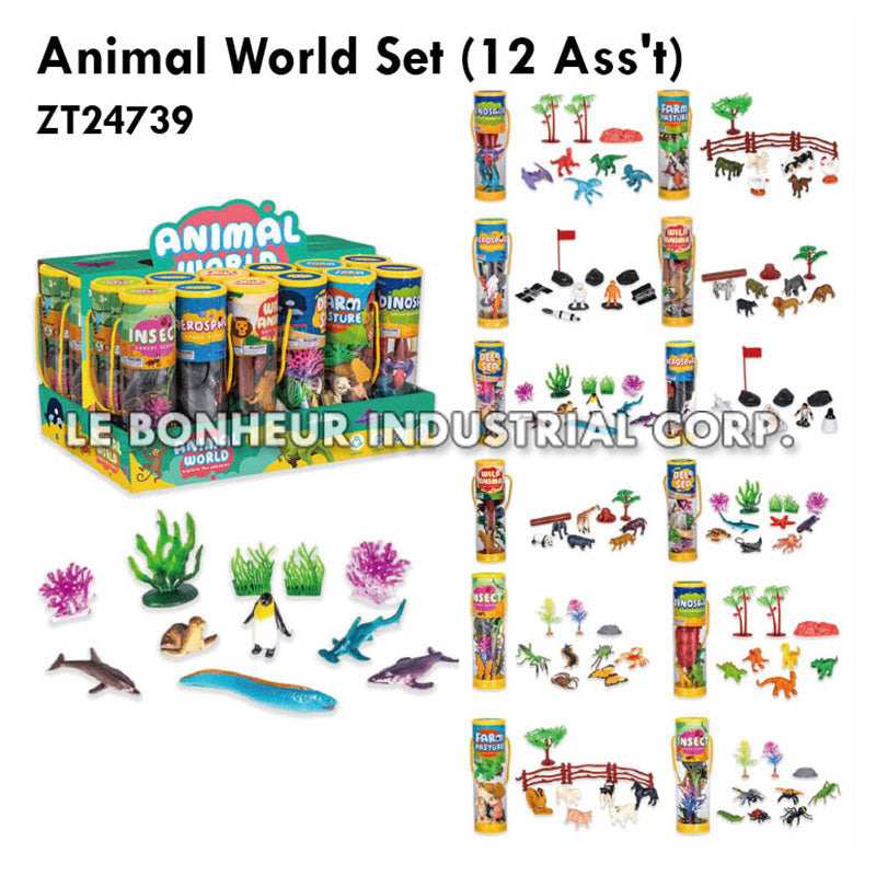 Animal World Set (12 Ass't)