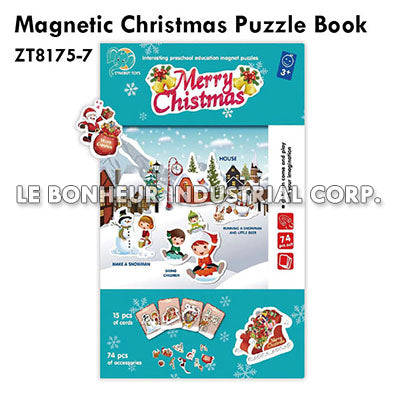 Magnetic Christmas Puzzle Book