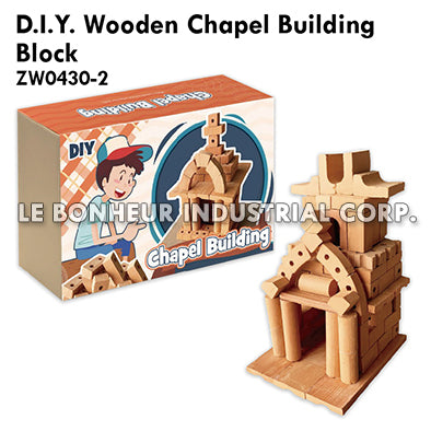 D.I.Y. Wooden Chapel Building Block