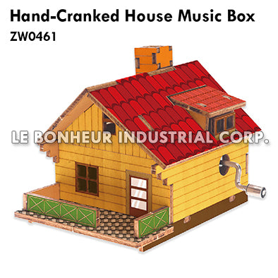 Hand-Cranked House Music Box