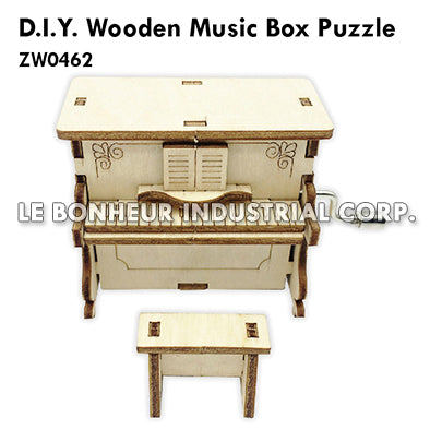 D.I.Y. Wooden Music Box Puzzle
