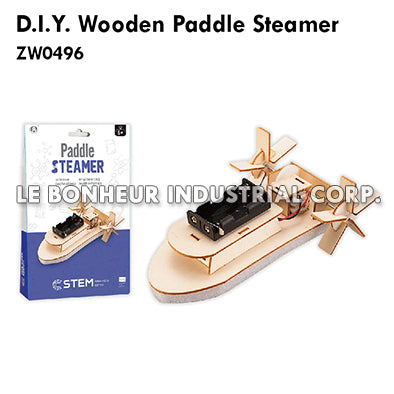 D.I.Y. Wooden Paddle Steamer