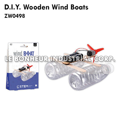 D.I.Y. Wooden Wind Boats