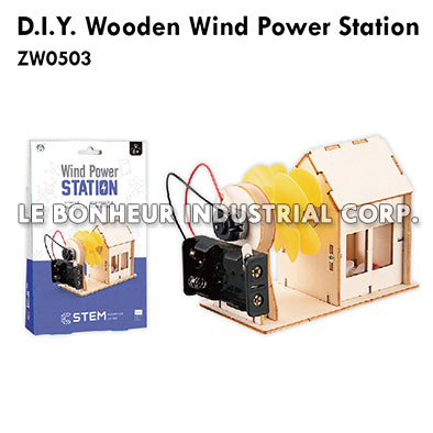 D.I.Y. Wooden Wind Power Station