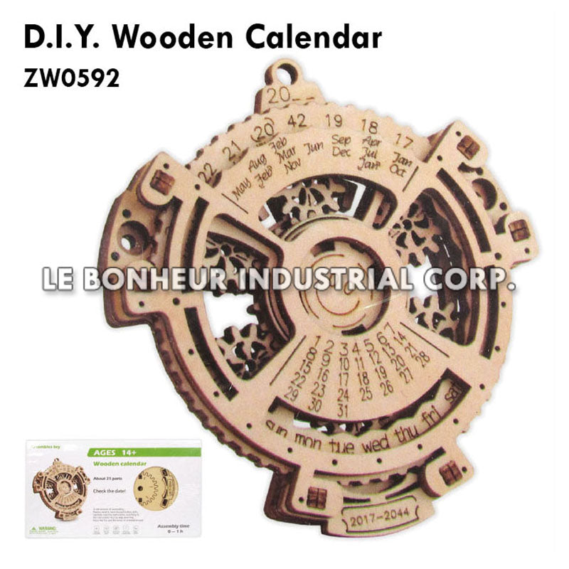 D.I.Y. Wooden Calendar
