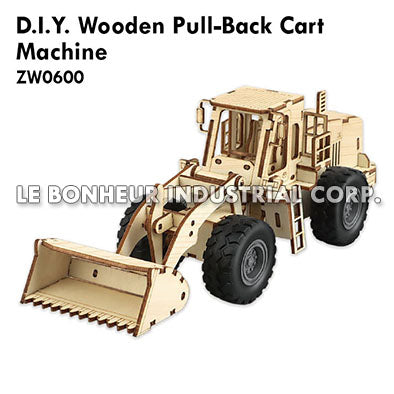 D.I.Y. Wooden Pull-Back Cartma Chine