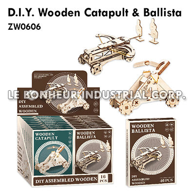 D.I.Y. Wooden Catapult & Ballista