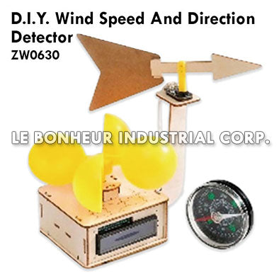 D.I.Y. Wind Speed And Direction Detector