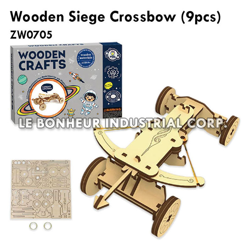 Wooden Siege Crossbow (9pcs)
