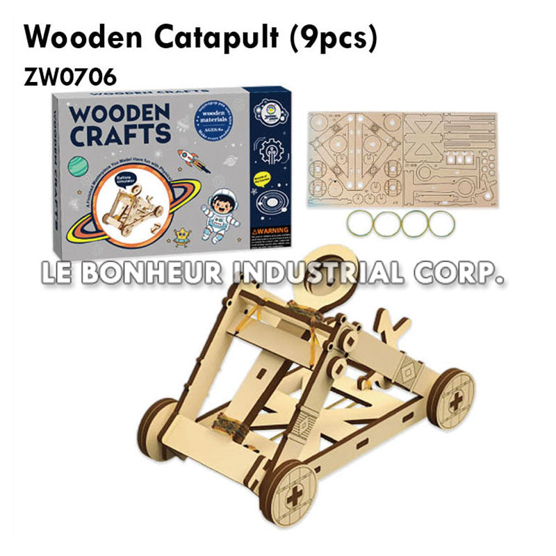 Wooden Catapult (9pcs)