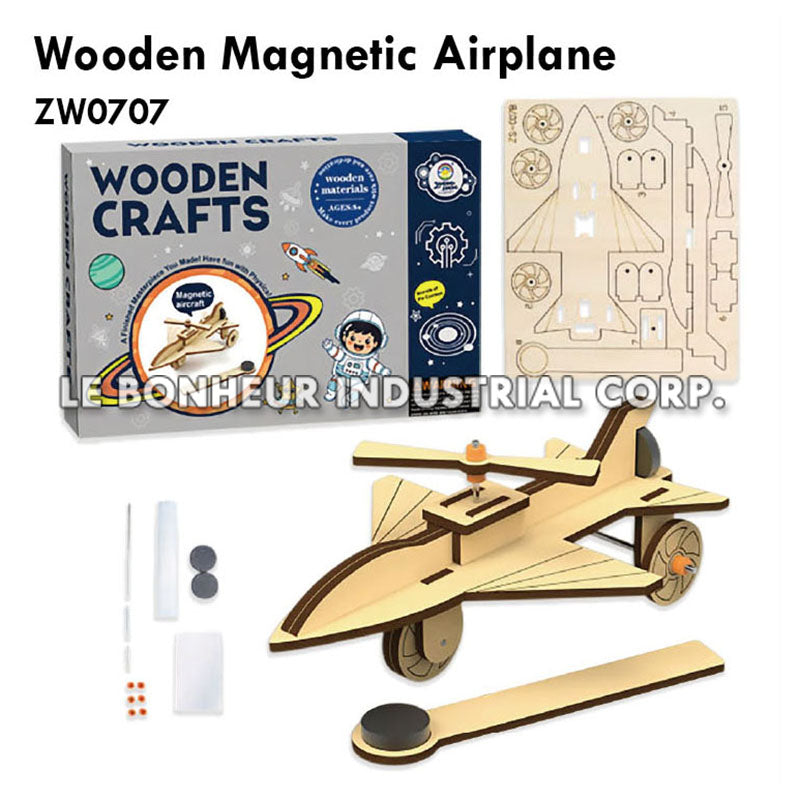 Wooden Magnetic Airplane