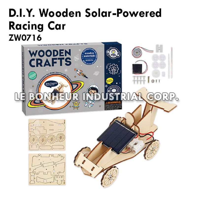 D.I.Y. Wooden Solar-Poweredracing Car