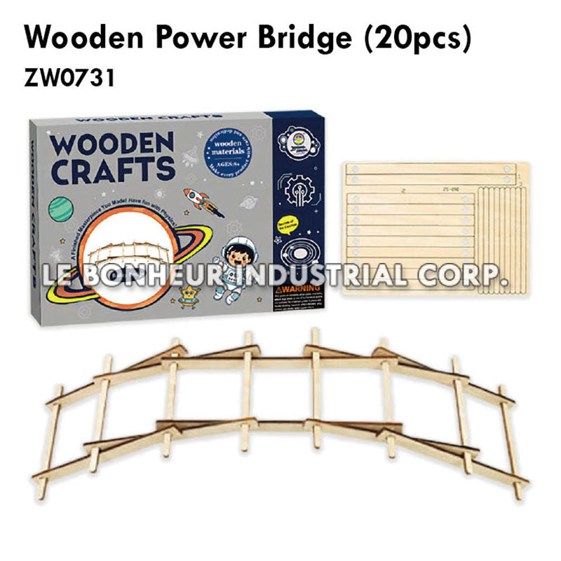Wooden Power Bridge (20pcs)
