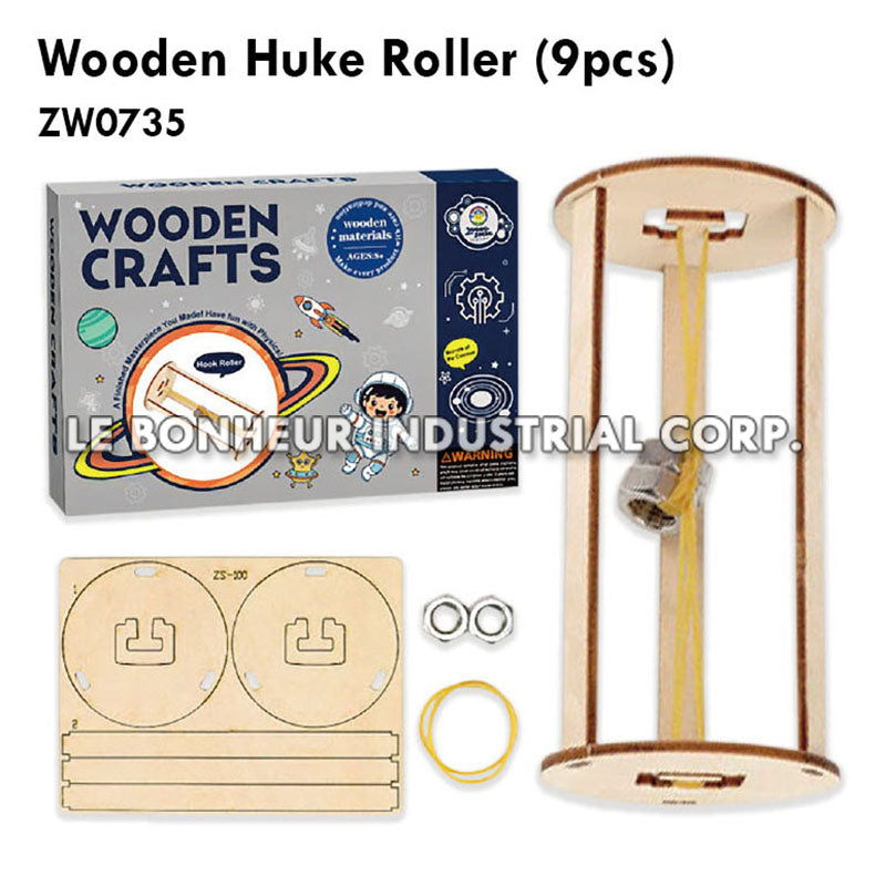 Wooden Huke Roller (9pcs)