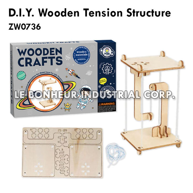 D.I.Y. Wooden Tension Structure (21pcs)