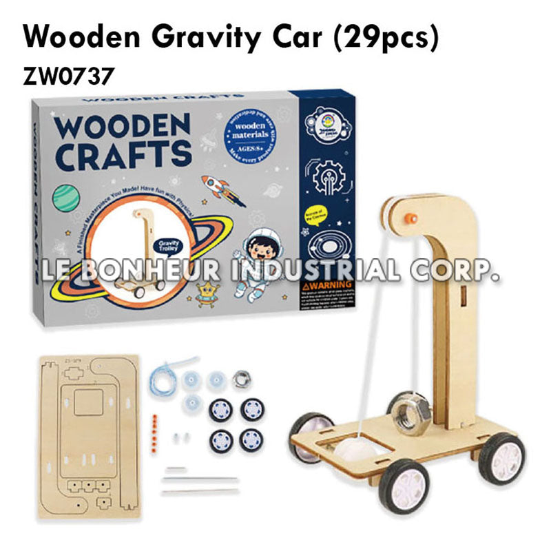 Wooden Gravity Car (29pcs)